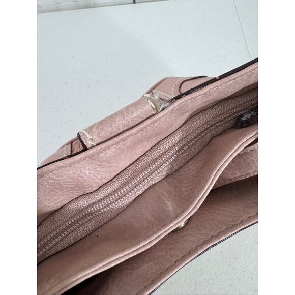 NWT!! B.O.C. Pink Shoulder/Crossbody Faux Leather Handbag Purse Western Cowgirl - Picture 12 of 14